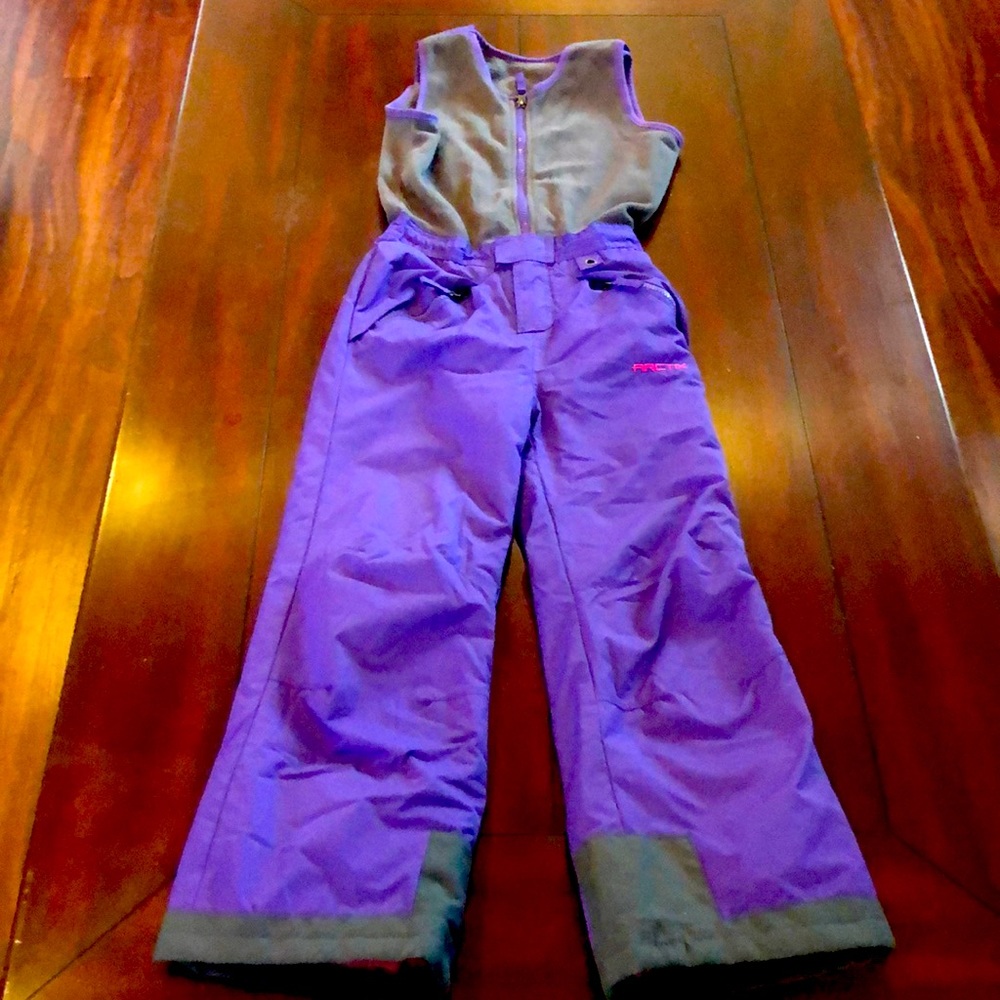 Girls arctix snow bib